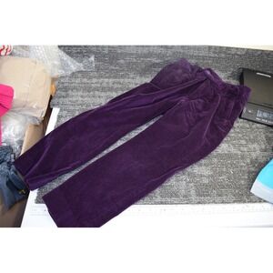 Appaman Kids Purple Velvet Trousers Dress Pants Straight Leg GIRLS 8 Party